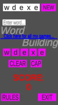 Word Building Screen Shot 0