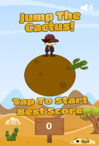 Jump the cactus! Screen Shot 0