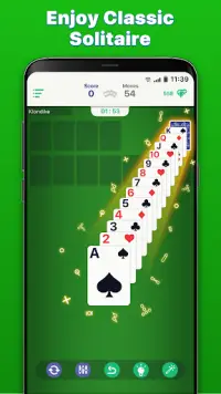 Classic Solitaire/Klondike cards game Screen Shot 2