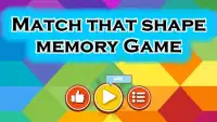 Match That Shape Memory-Spiel für Kinder Screen Shot 0