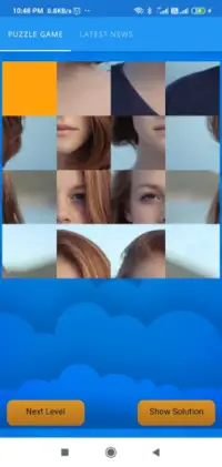Girls Photo Puzzle Game Screen Shot 1