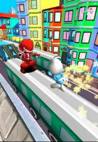 Free Smurf Runner Games Screen Shot 0