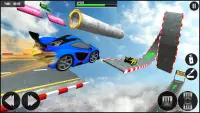 3D 스턴트 레이스 2021: 뜨거운 바퀴 자동차 운전 게임 Screen Shot 3