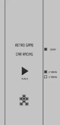 Retro Game - Car Racing Screen Shot 0