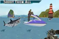 Caza tiburone enojados sniping Screen Shot 2