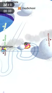 スノーボール.io - 雪玉の爽快なバトルゲーム Screen Shot 3