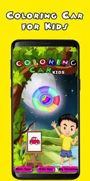 Super Coloring Car for Kids Screen Shot 1