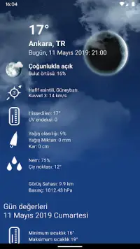Hava Durumu türkiye XL PRO Screen Shot 2