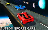 Impossible Car Space Track Race Screen Shot 1
