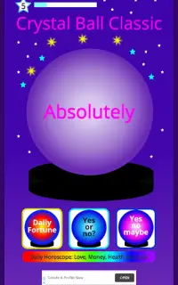 Crystal Ball Fortune Teller Free Horoscope Screen Shot 7