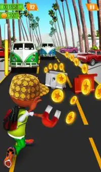 High School Bus Rush - Runner Kid Game Screen Shot 2