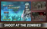 Alien Zombie Sniper Angriff Screen Shot 9