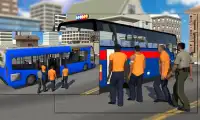 Police Bus Transport Criminal Screen Shot 0