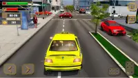 Crazy Car Driving Taxi Games Screen Shot 4
