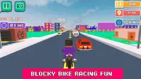 Blocky Moto Rider - Motorcycle SIM Screen Shot 0
