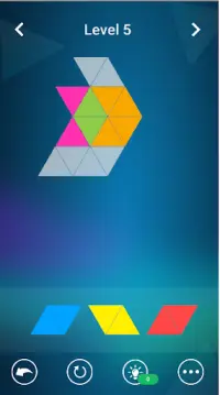 Triangle Colour Paper Block : Block Fixing puzzles Screen Shot 2