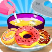 Make Donuts Top Pastry Chef kids Cooking Games 3D