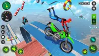 Mega Ramps: Jeux Course Moto Screen Shot 5