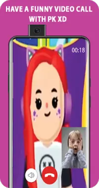 video call, chat simulator and game for pk xd Screen Shot 3
