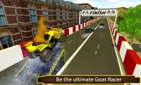Angry Goat Rampage: Quad Bike ATV Rider City Race Screen Shot 2