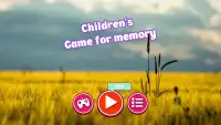 Gioco di memoria per bambini Screen Shot 3