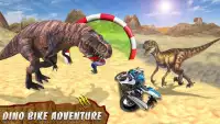 Dino Bike Attack Race: Offroad Bike Adventure 2018 Screen Shot 5