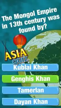 Asian Countries Quiz Screen Shot 3