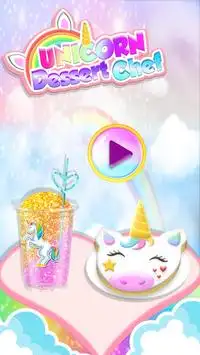 Unicorn Sweet Shop: Cake Baker & Ice Slush Shop Screen Shot 1