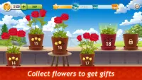Solitaire TriPeaks Rose Garden - free card game Screen Shot 2