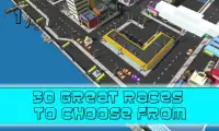 🏁 Blocky Racer-Cars Road Maze Screen Shot 3