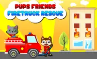 Pups Friends Fire Truck Rescue Screen Shot 0