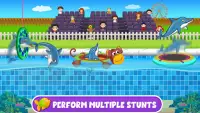 Dolphin Water Rush: Water Park Show Adventure Screen Shot 2