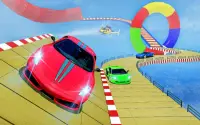 سيارة حيلة سباق 2020 مجانا ميجا المنحدر Screen Shot 1