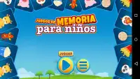 Juego de Memoria para Niños Screen Shot 0