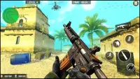 критический удар: стрельба оружия военные игры Screen Shot 0