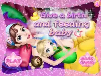 Feeding baby meisjes spellen Screen Shot 0