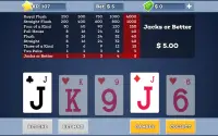 All American - Video Poker Screen Shot 1