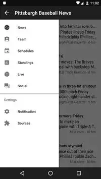Pittsburgh Baseball News Screen Shot 2
