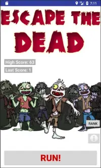 Escape The Dead (Zombies) Screen Shot 0