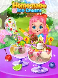 Rainbow Ice Cream Maker - Frozen Desserts Screen Shot 0