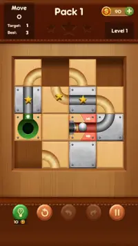 Roll the Ball - slide puzzle Screen Shot 1