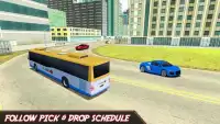 City Tourist Bus Transporter Driving Simulator 3D Screen Shot 1