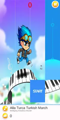 Piano Sonic Boy Tiles Screen Shot 2