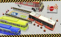 مدينة حافلة وقوف السيارات 3D محاكي Screen Shot 1