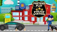 Pretend Play : Police Station Screen Shot 0