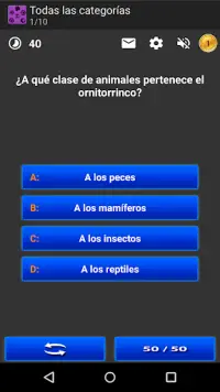 Trivial Quiz Español Preguntas Screen Shot 1