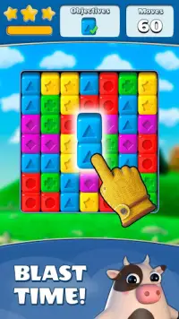 Farm Blocks: Match 3 & Blast Cubes Puzzle Game Screen Shot 5