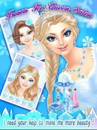 Ice Princess Makeup Spa Salon : Frozen Queen Games Screen Shot 3