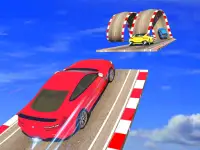 एयरबोर्न रैंप कार: चरम जीटी रेसिंग रेसर स्टंट Screen Shot 0