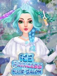 Ice Princess Hair Salon-Fashion Games for Girls Screen Shot 1